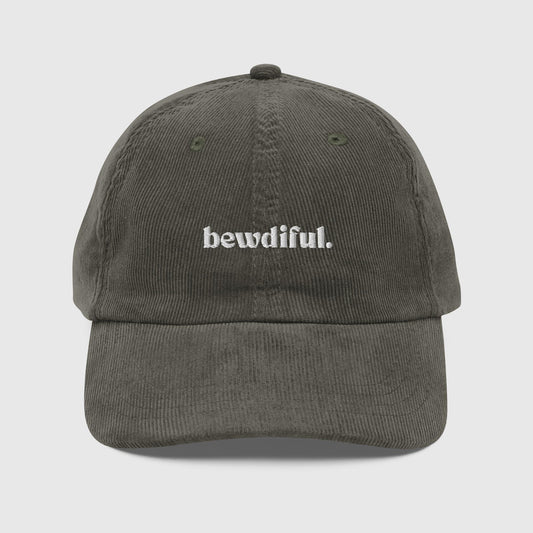 BEWDIFUL™ VINTAGE CORDUROY CAP